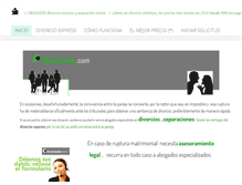 Tablet Screenshot of divorciador.com